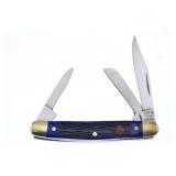 Hen & Rooster 303BLPB Blue Pickbone Stockman Knife