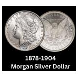 1878-1904 Choice BU Morgan Silver Dollar