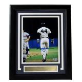 Autographed Reggie Jackson Yankees Framed Photo