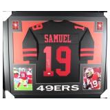 Autographed Deebo Samuel Custom Framed Jersey