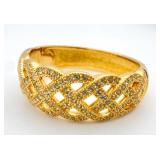 Christian Dior Gold Fashion Bangle Bracelet