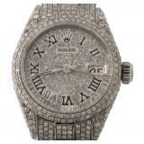 Rolex 6916 Bustdown Diamond Lady Datejust 26