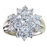 Platinum 2.29ct Brilliant VVS Natural Diamond Ring