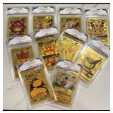 Random Pokï¿½mon Gold Custom Pikachu PGC Card Lot