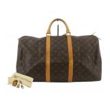 Louis Vuitton Monogram Keepall 50 Boston Bag