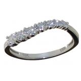 10kt Gold Brilliant Diamond Bypass Ring