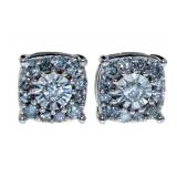 Round Brilliant 1/2 ct Diamond Stud Earrings