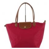 LONGCHAMP Purple Maroon Medium Le Pliage Handbag