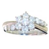 Platinum Brilliant Natural 1.00 ct Diamond Ring