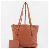 Bottega Veneta Intrecciato Tote Bag with Mirror