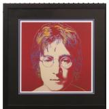 John Lennon Framed Giclee by Andy Warhol