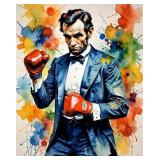 Lincoln Fights III LTD Edition by Van Gogh Limited