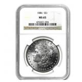 1878-1904 MS65 GEM Morgan Silver Dollar