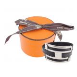 Hermes Puspus MM Leather Bracelet