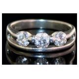 Platinum Natural 1.00 ct Brilliant Diamond Ring