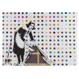 Keep It Spotless c. 2007 Giclee Canvas by Banksy