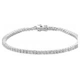 Round Brilliant 3.00 ct VS Lab Diamond Bracelet