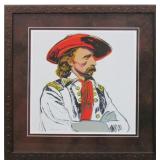 General Custer Framed Giclee by Andy Warhol