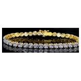 Round Brilliant 1/2 ct Diamond Tennis Bracelet