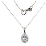 Natural Aquamarine Designer Necklace