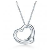 Tiffany & Co. Peretti Small Open Heart Necklace