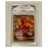 Pokï¿½mon Gold Custom Charizard Card