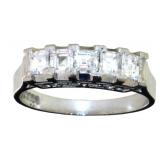 Platinum Brilliant 3/4 ct Natural VS Diamond Ring