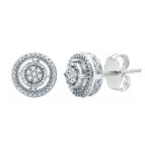 Round Brilliant Diamond Stud Earrings