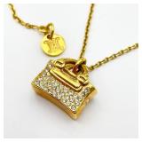 Celine Bag Pendant Necklace