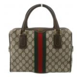 Gucci GG Supreme 2WAY Sherry Line Handbag