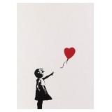 Balloon Girl c. 2002 Giclee Canvas by Banksy