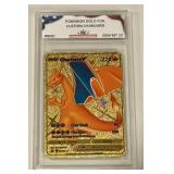 Pokï¿½mon Gold Custom Charizard Card