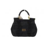 Dolce & Gabbana Black Two Tone Hand Bag