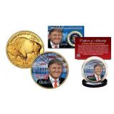 Donald Trump 24K Gold American Gold Coin