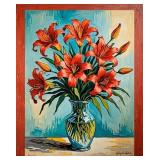 Red Lilies 1 LTD EDT Gallery Canvas Van Gogh LTD