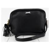 Dolce & Gabbana Glam Black Leather Shoulder Bag