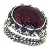 Oval 6.30 ct Natural Ruby Dinner Ring