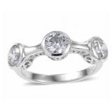 Brilliant 1.75 ct VS Lab Diamond Designer Ring