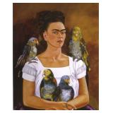 Me & My Parrots c.1941 Canvas by Frida Kahlo