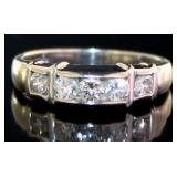 Platinum 1/2 ct Natural VS Brilliant Diamond Ring