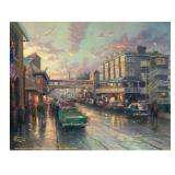 Cannery Row Sunset by Thomas Kinkade