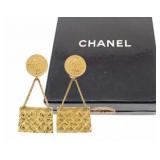 Chanel 31 Rue Cambon Matelasse Earrings