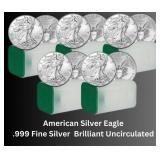 1986-2024 BU American Eagle Silver Dollar