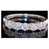 Brilliant 1/2 ct VS Lab Diamond Anniversary Ring