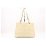 Chanel Caviar Skin Coco Matelasse Tote Bag