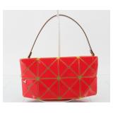 Issey Miyake Red Lucent Gloss Shoulder Bag