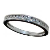 Channel Set 1/4 ct Diamond Wedding Band