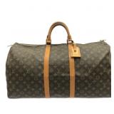 Louis Vuitton Monogram Keepall 55 Boston Bag