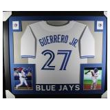 Autographed Vladmir Guerrero Jr Framed Jersey