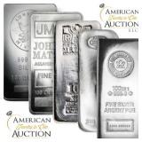 100 Ounce: .999 Fine Silver Bar